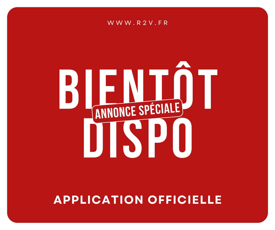 R2V annonce officiel application