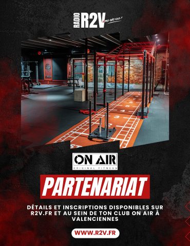 On air Fitness Valenciennes R2V - La Radio 2 Valenciennes partenariat