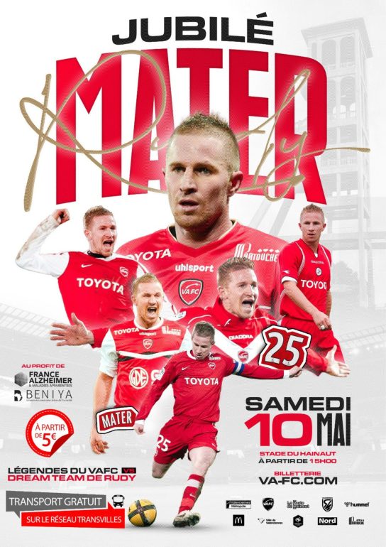 R2V - La Radio 2 Valenciennes - Jubilé Rudy Mater - VAFC