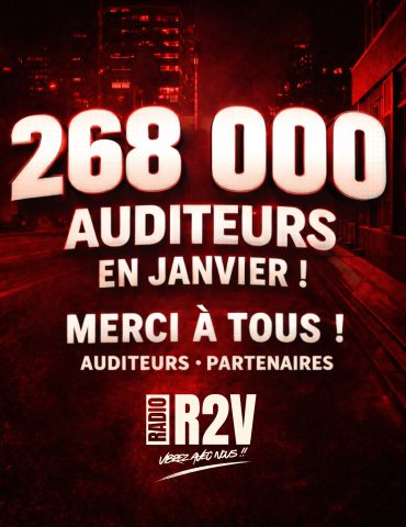 Auditeurs RADIO R2V JANVIER 2026
